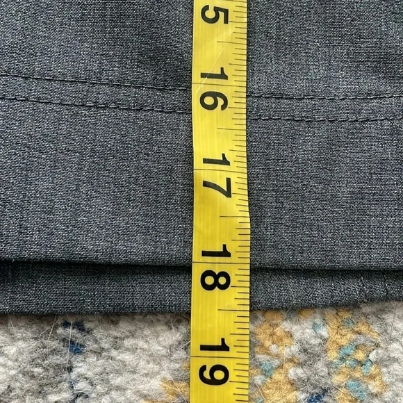 ATHLETA Sirrus Gray Wool Blend Mini Skirt Inner drawstring Women’s Size 6 - Picture 10 of 13